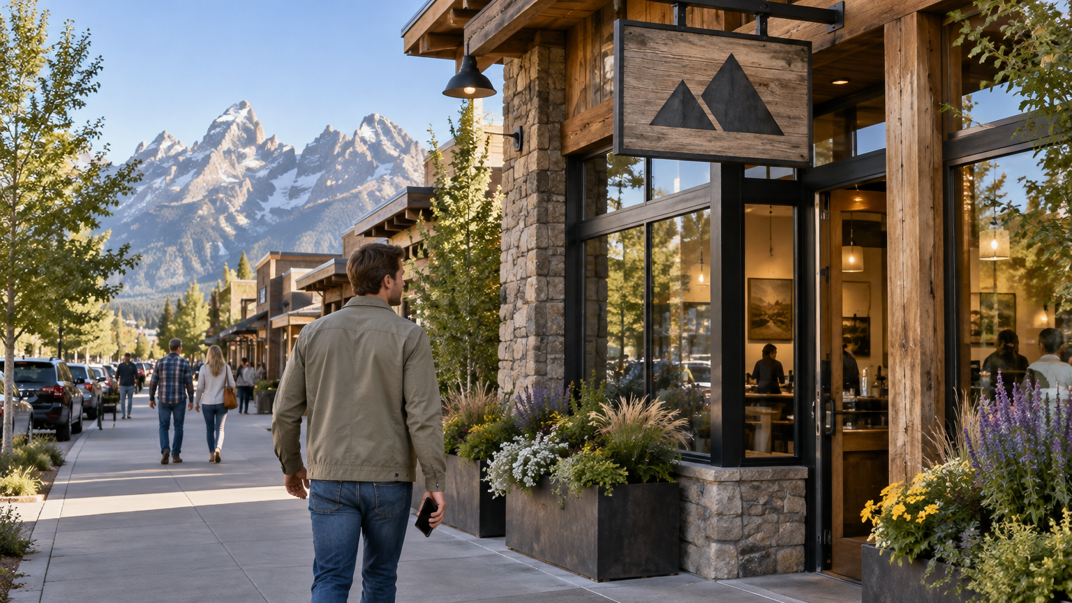 Customer discovering a local Wyoming business through local search